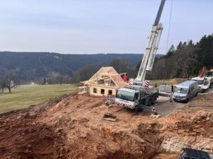 hrubá stavba roubenky